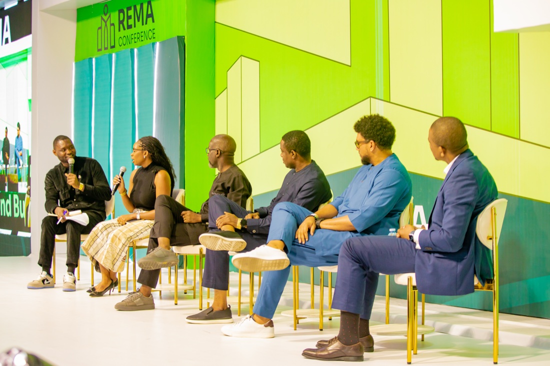 Panellists in conversation on the REMA 2025 stage