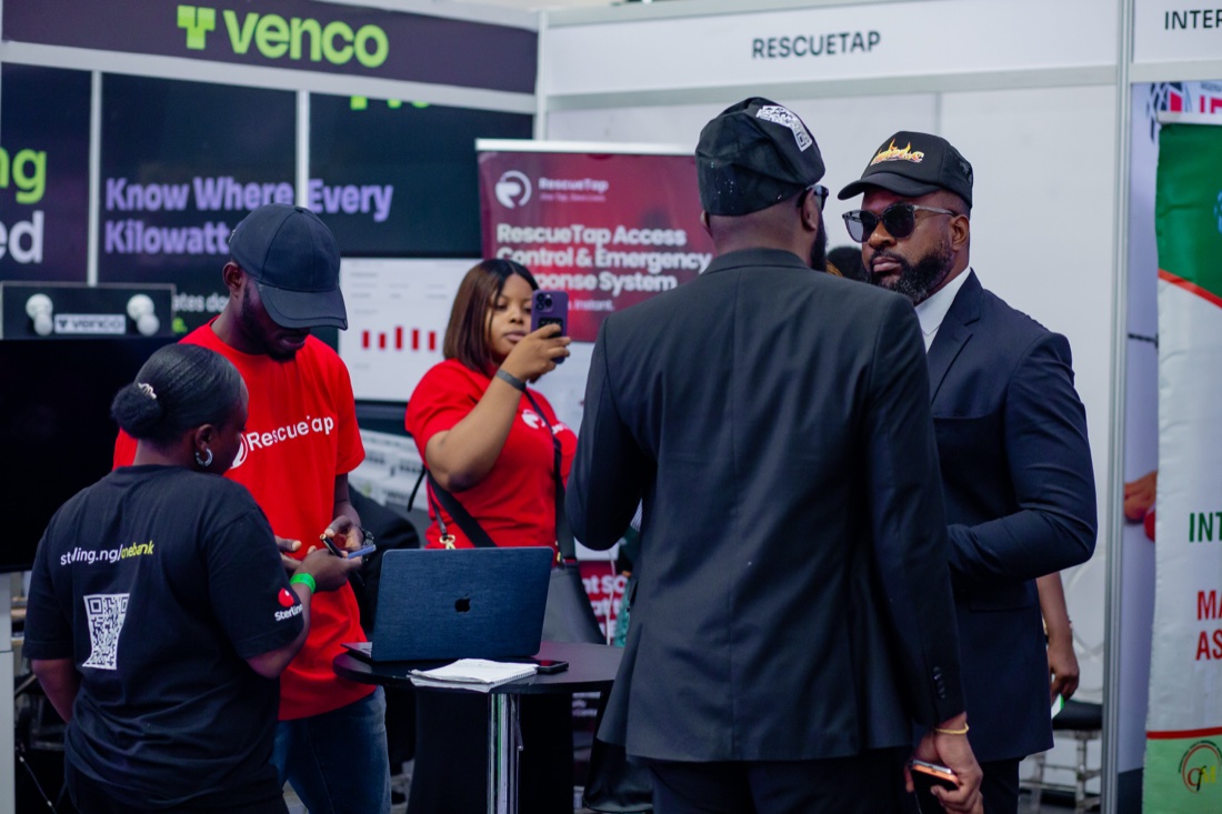 Delegates at an exhibitor stand at REMA 2025